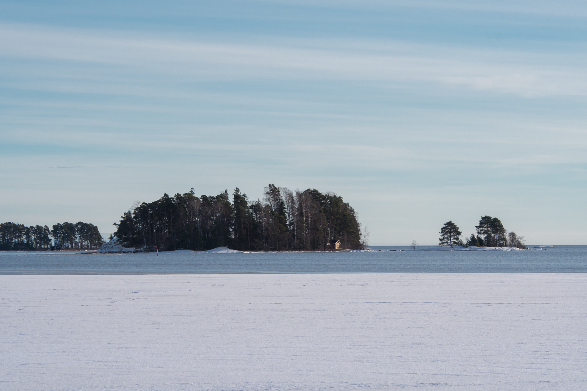 Siellä se on, avoin vesi!