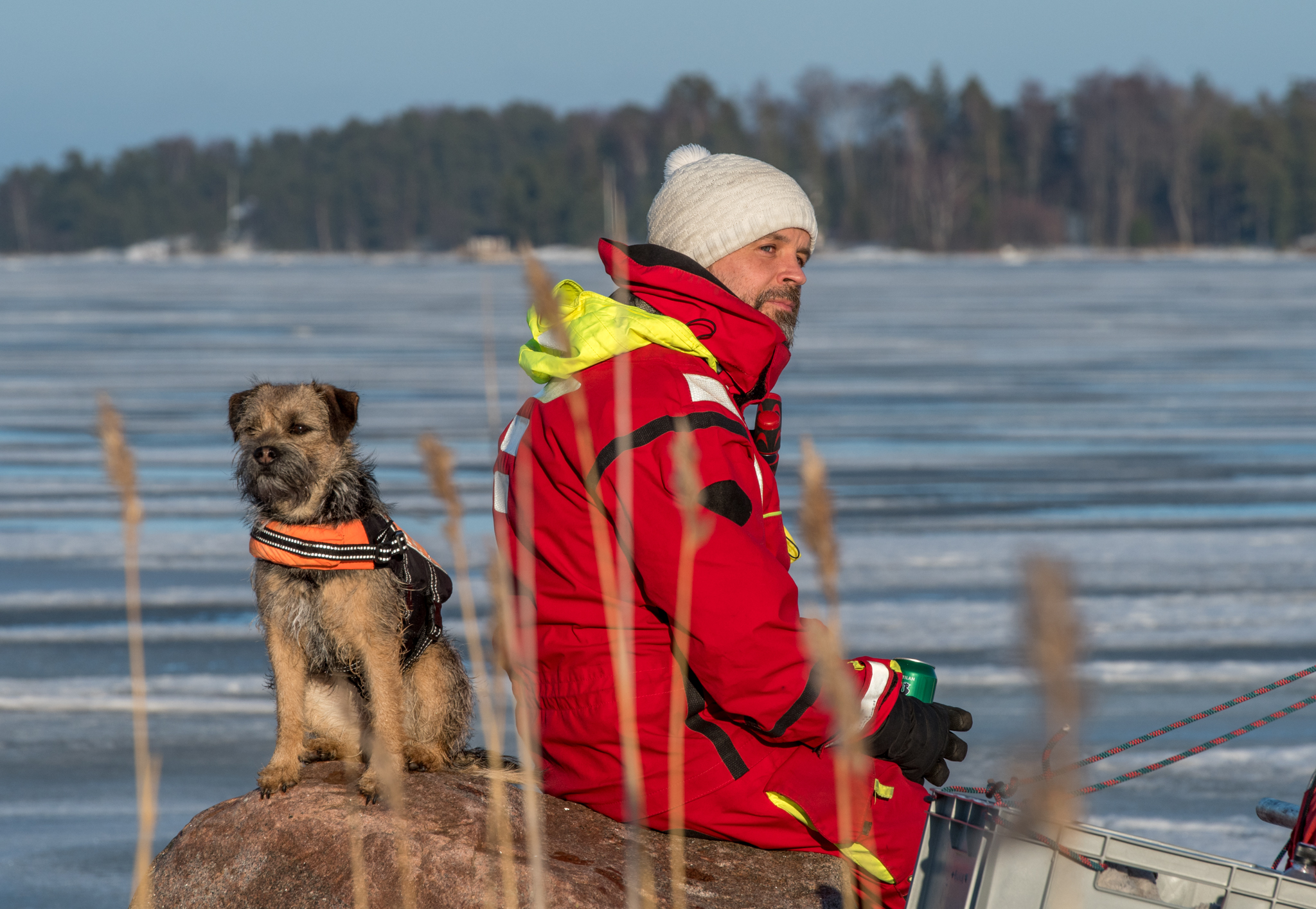 20180325_172604_Talvi_Kevätretki_Jää_Maisema_Sompa_Pipo_Jaakko_Omakuva