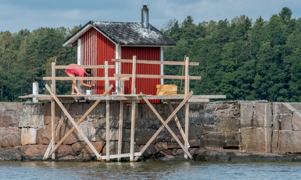 Saunan maalaaminen - Teknos Nordica Matt